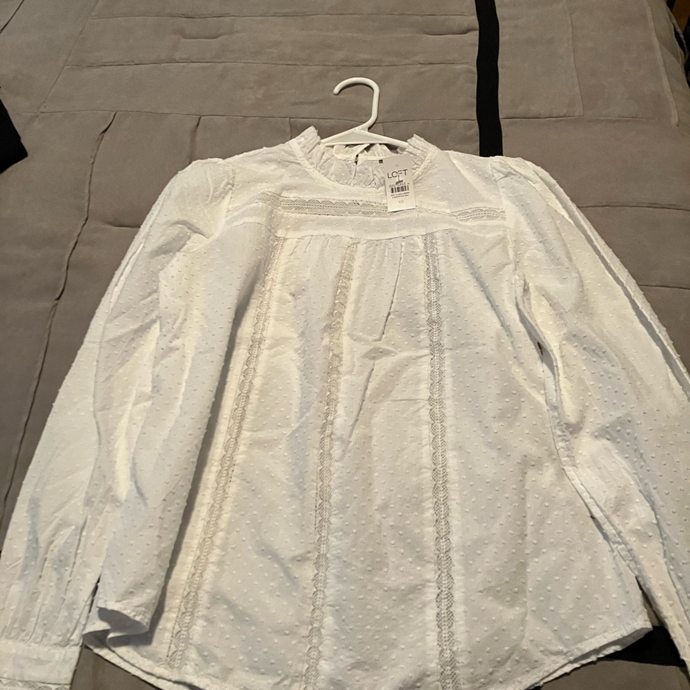 Lace embroidered summer top